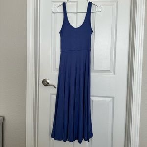 Marine Layer Lexi Rib Fit and Flare Midi Dress